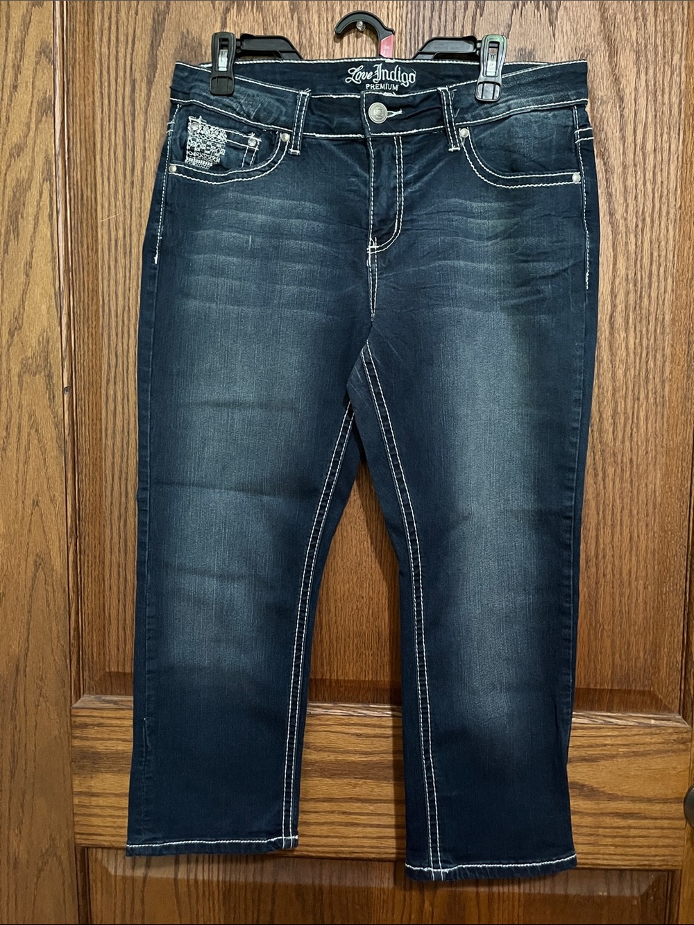 Love Indigo Blue Straight Leg Jeans